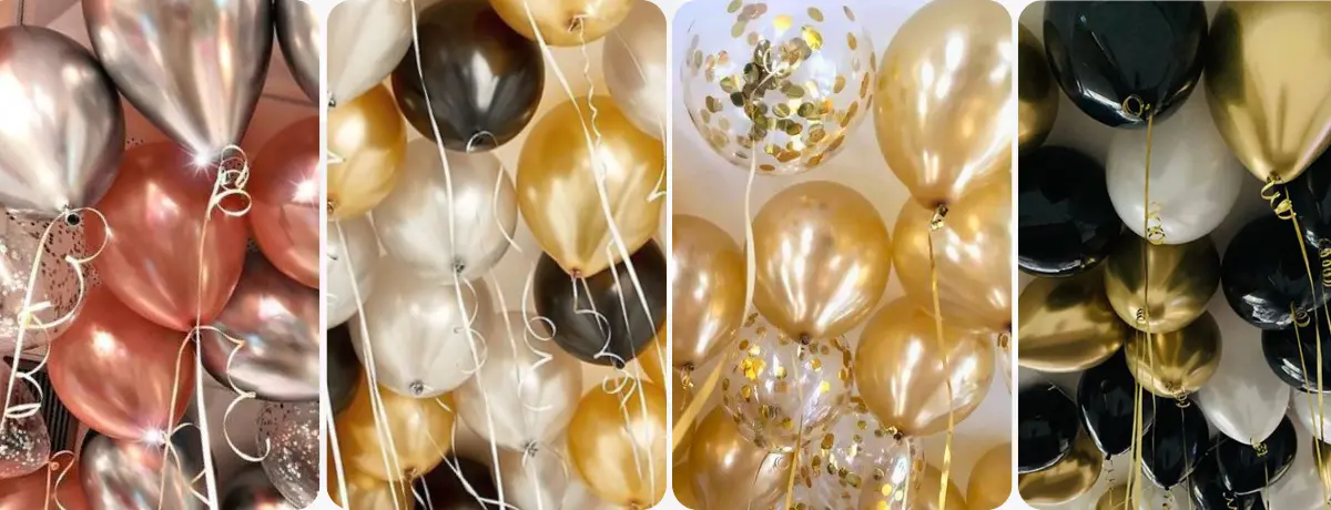 Ballons hélium au plafond livraison montréal / Ceilling helium balloons delivery montreal